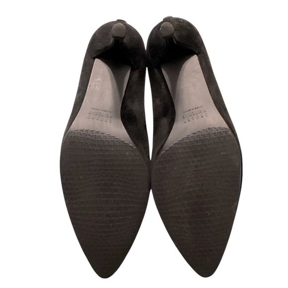 Stuart Weitzman Elastique Bootie Black Ankle Mid High Slip On Spain size 8‎ - Picture 7 of 7